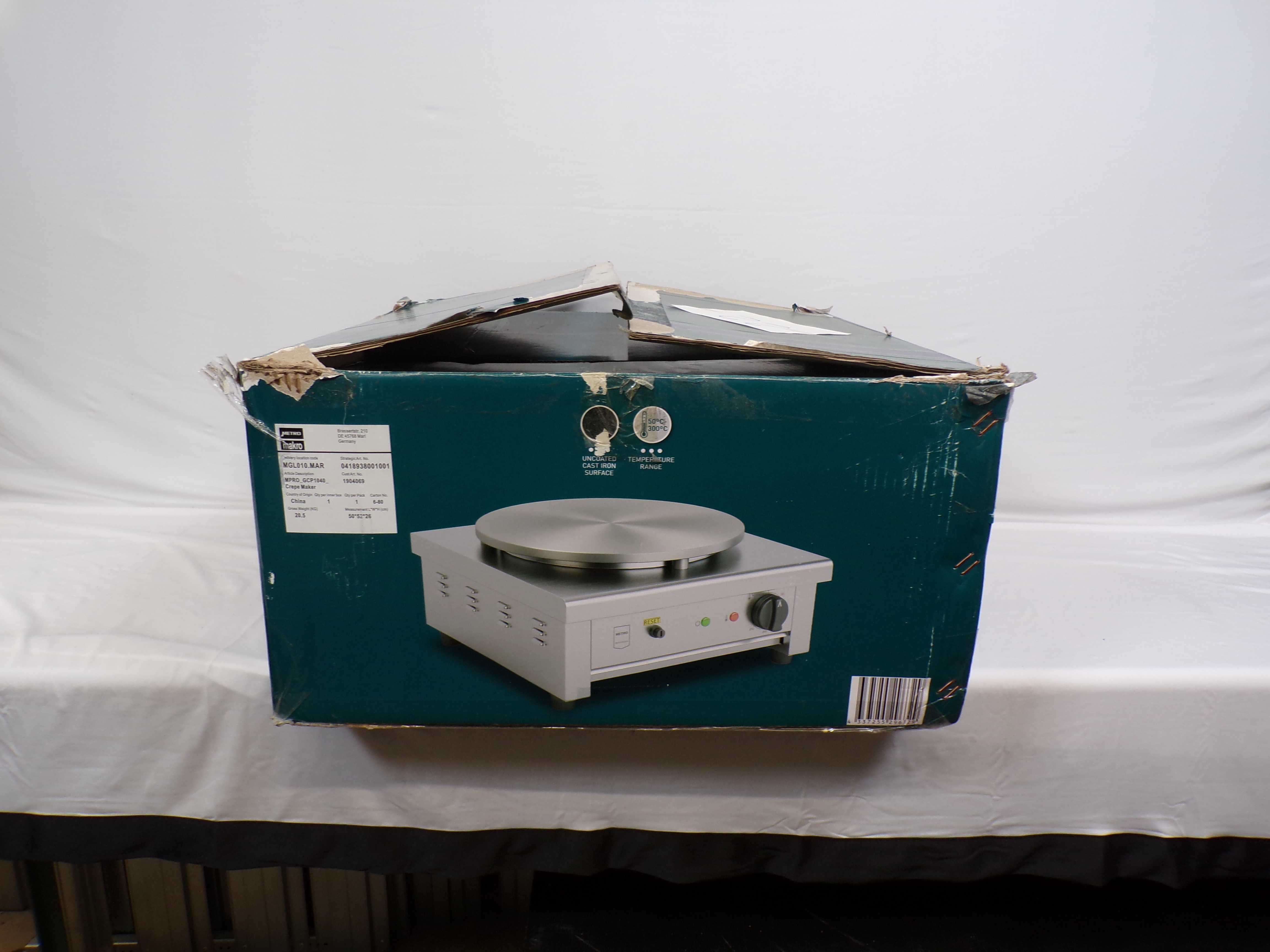 Crepe Maker, Pfannkuchen-Back-Platte